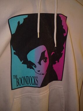 BONGO The Boondocks Graphic Hoodie in Teal and Magenta